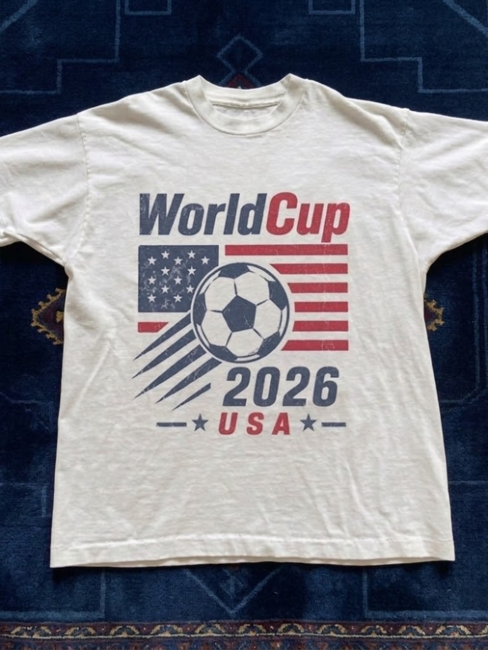 WorldCup 2026 USA Graphic Tee White